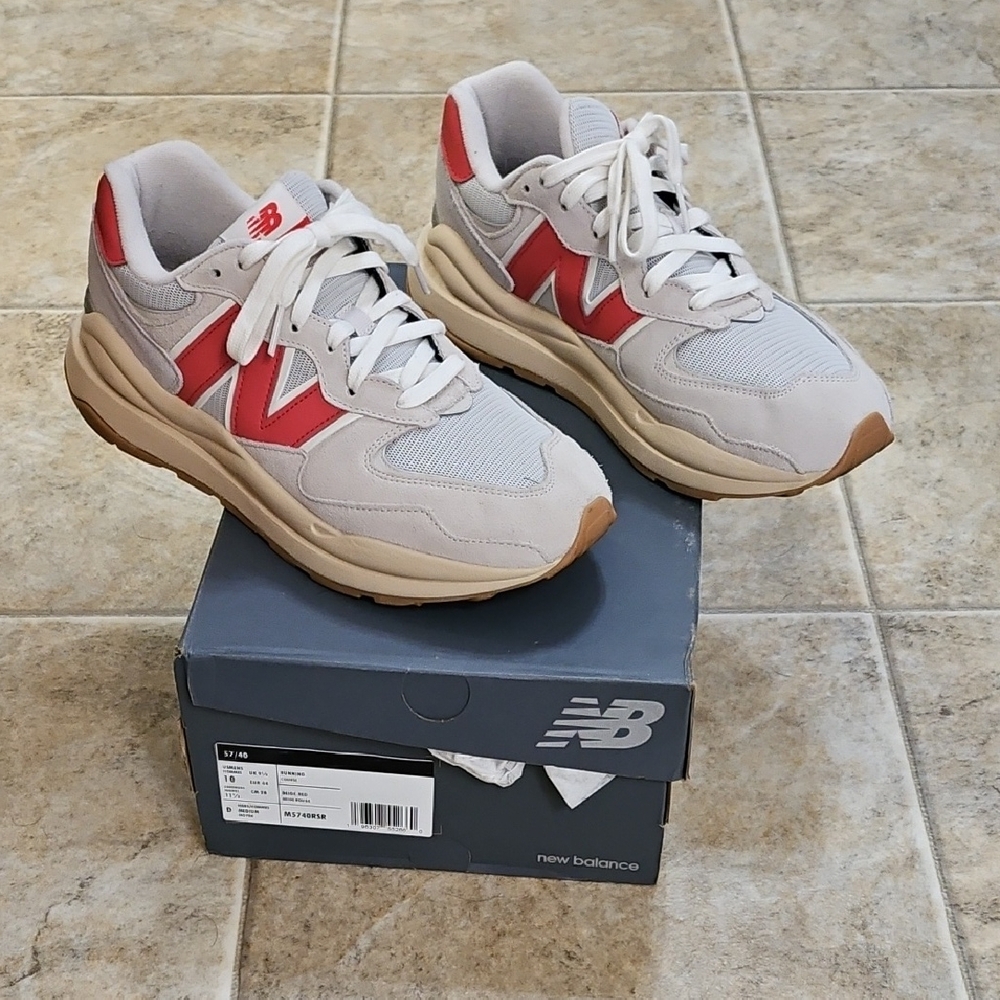 New Balance 57/40 Beige Red - US M 10